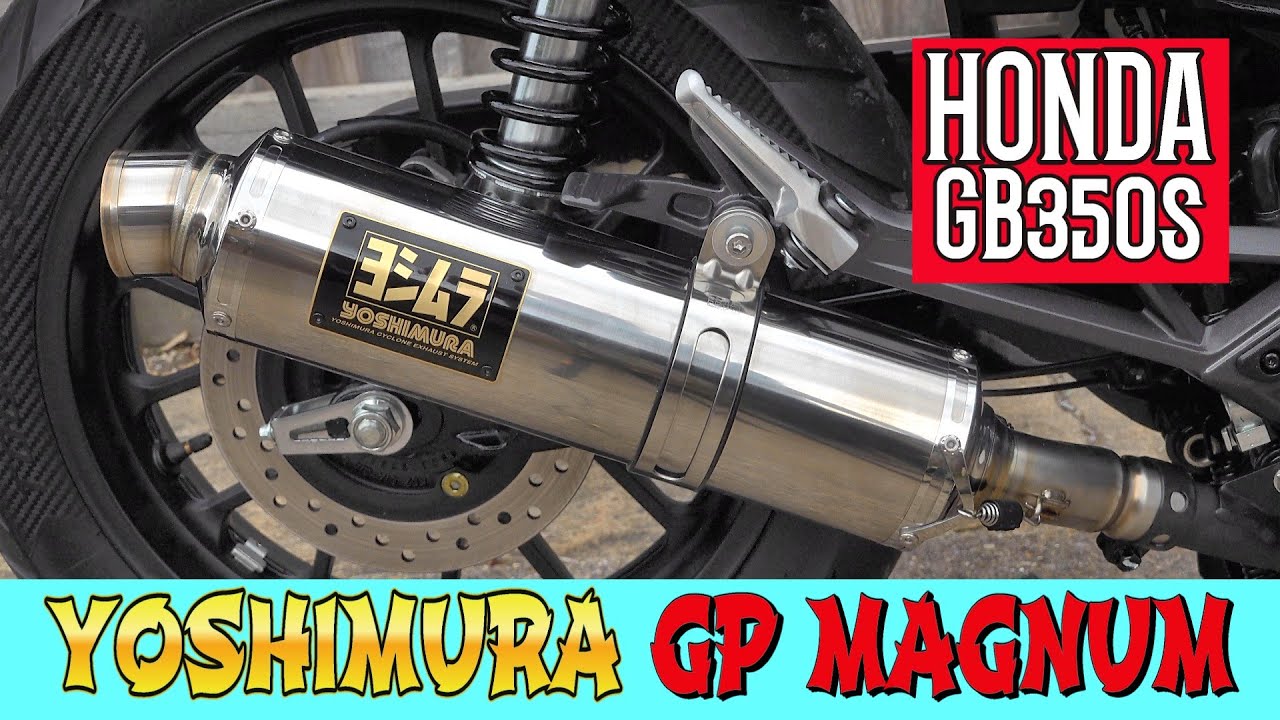 🚨 HONDA GB350s. A blast from the past! Fitting the YOSHIMURA GP Magnum exhaust 1970s style!