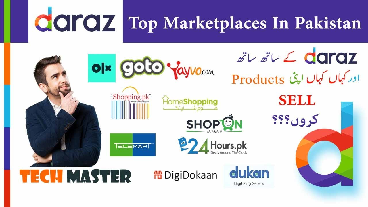 Top Marketplaces in Pakistan. Introduction Video |Tech Master|