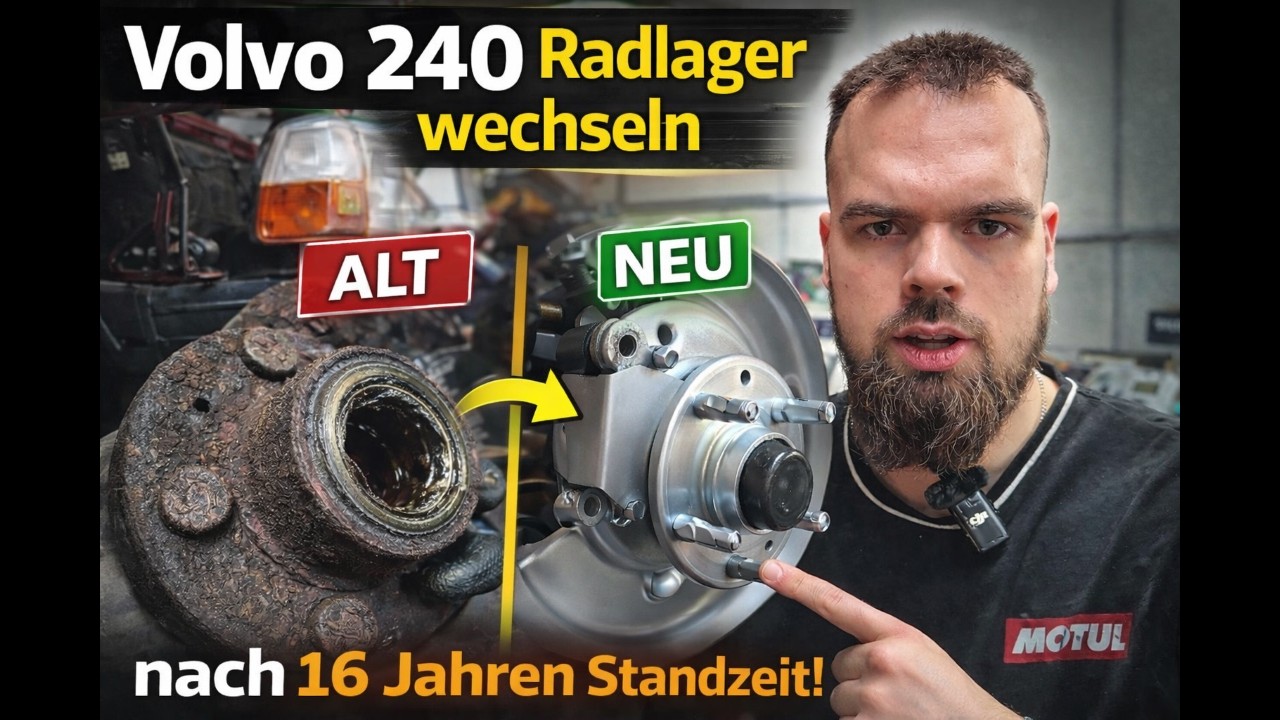 Radlager tot? So rettest du deinen Volvo 240!