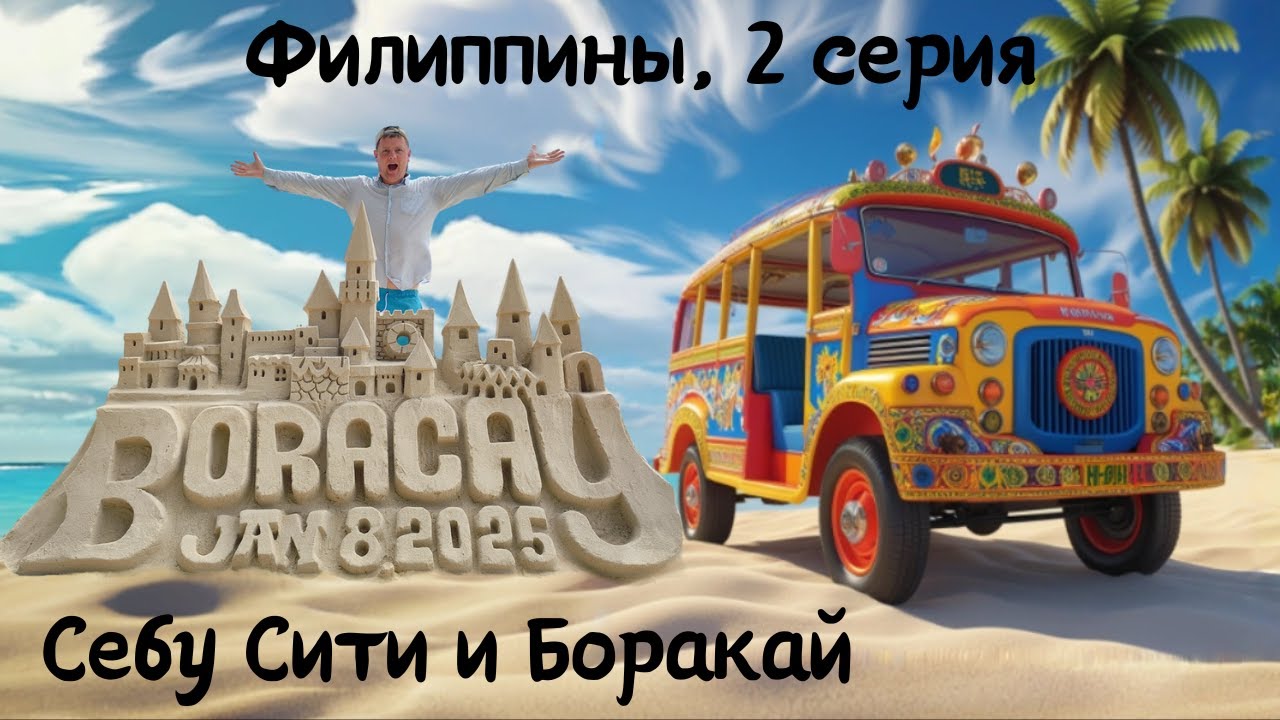 Новый год на Филиппинах, 2 серия. Себу Сити и Боракай