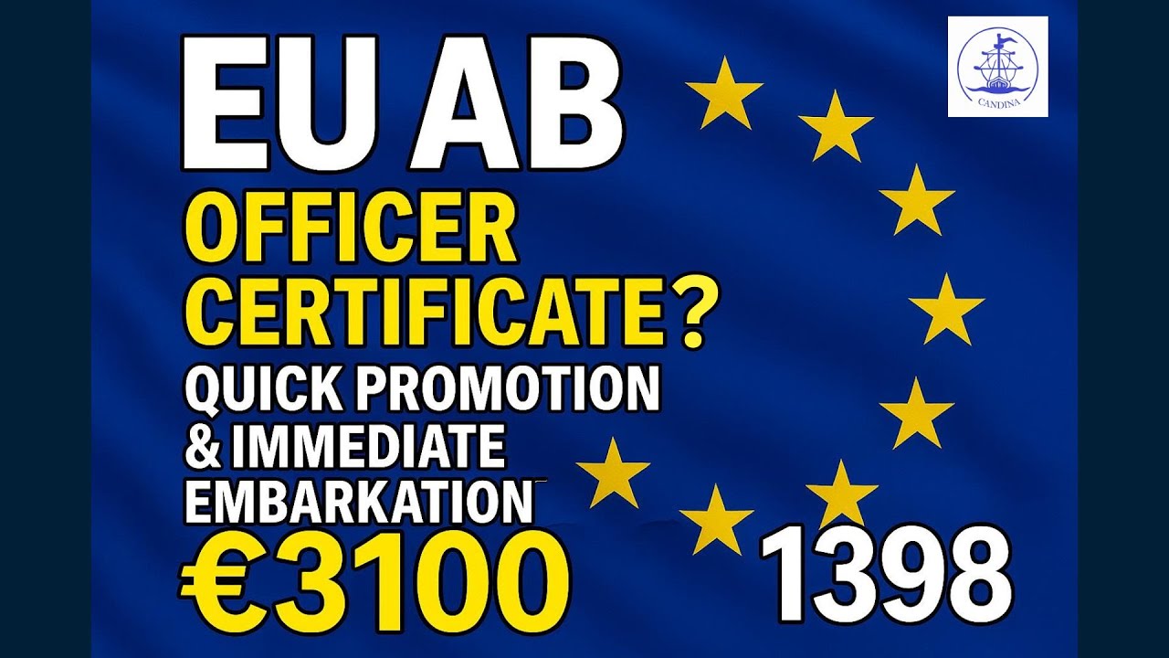 EU AB with Officer Certificate Quick Promotion & Immediate Embarkation 1398