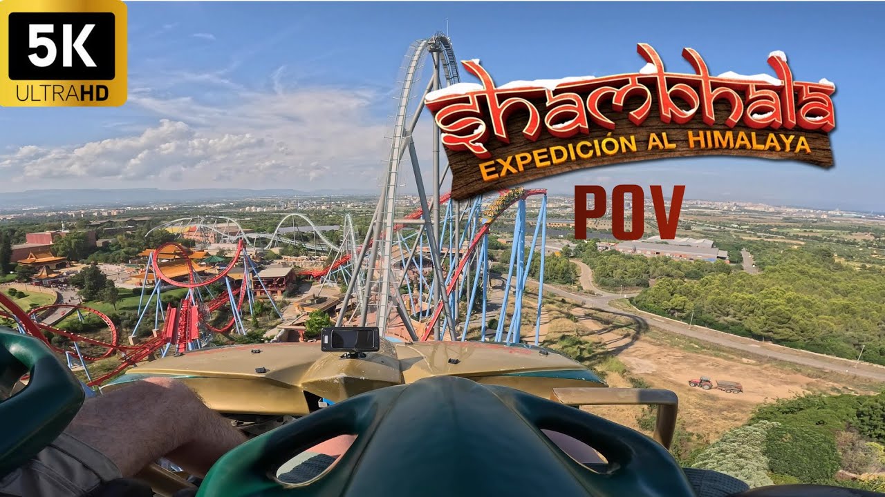 Shambala front row POV - Portaventura World - 2025