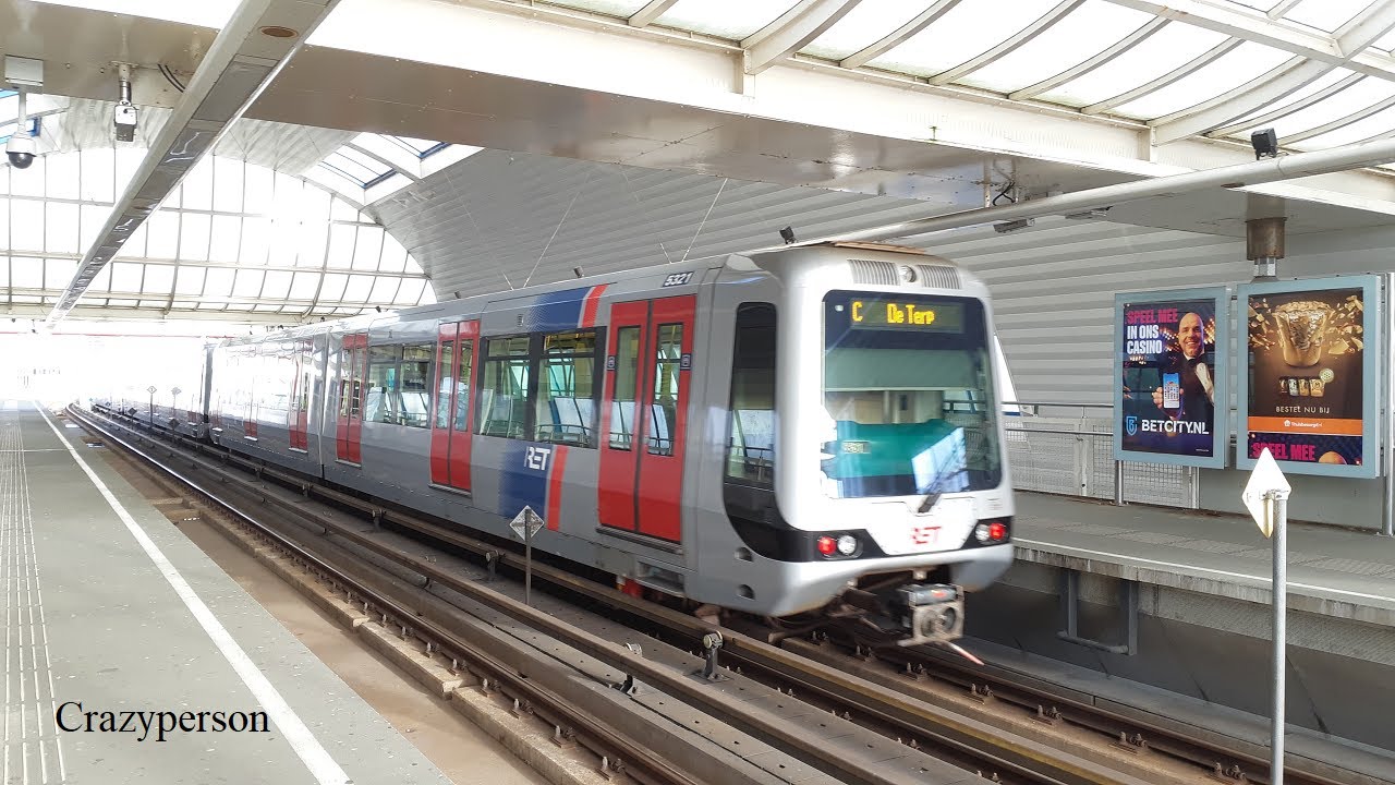 Metro Rotterdam De Terp - Spijkenisse, RET Lijn C in 2022