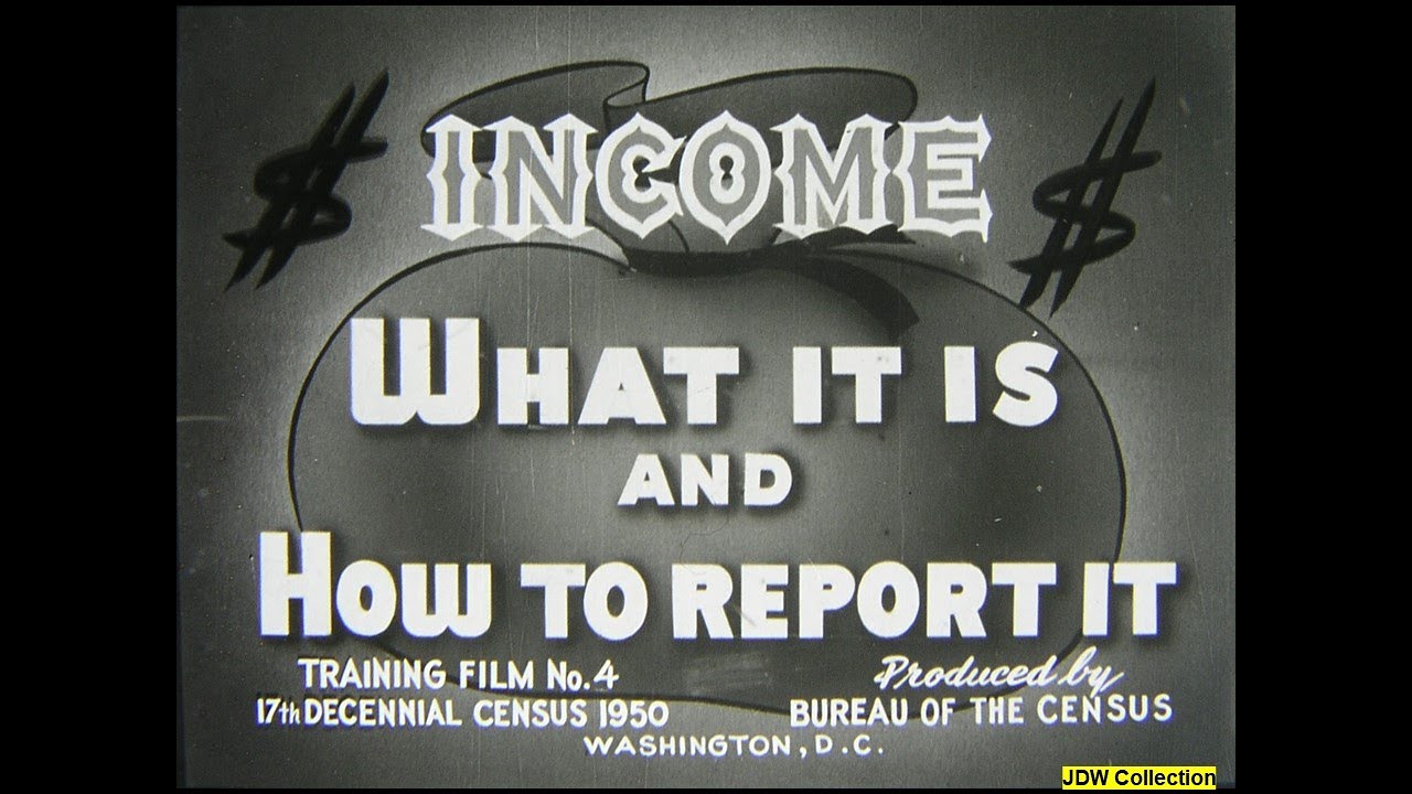 1950 Census: Income What It Is And How To Report It. Training Film #4