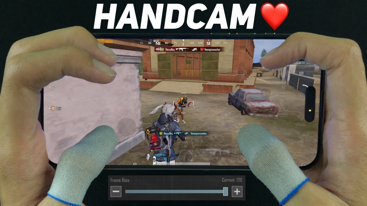 HANDCAM iPhone 14 Pro Max 💜 5 Fingers & Gyroscope | PUBG Mobile!