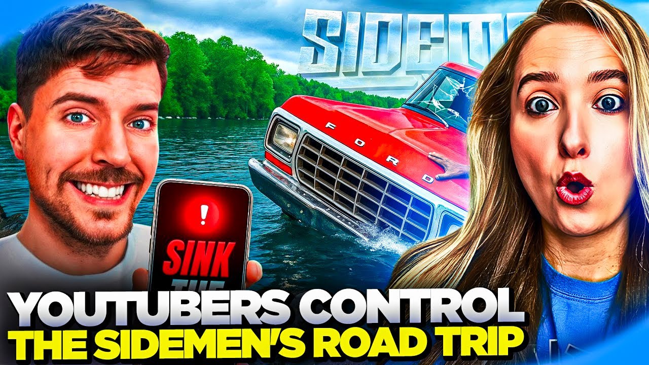 Reaction to YOUTUBERS CONTROL THE SIDEMEN'S ROAD TRIP