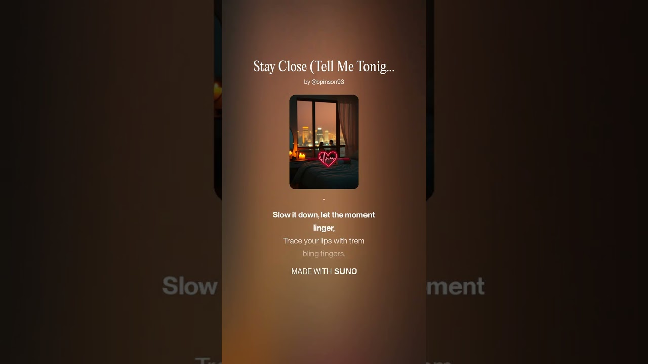 Brandon Pinson - Stay Close (Tell Me Tonight) [Extended Mashup] - @brandonpinson81