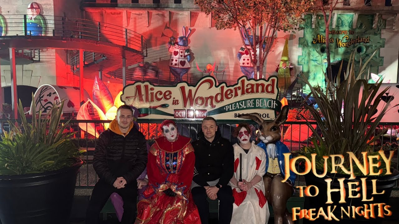 Blackpool Pleasure Beach Journey To Hell FREAK NIGHTS Vlog October 2024 - It’s TERRIFYING!