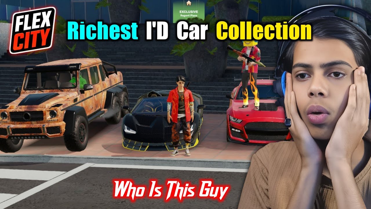 Richest I'D In Ever 🤑 Cars Collection Reveal ? | Flex City Gameplay