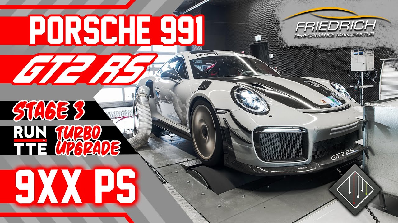 Porsche 991 GT2 RS 9xxPS | TTE Turbo-Upgrade - Abstimmung Stage 3 | mcchip-dkr