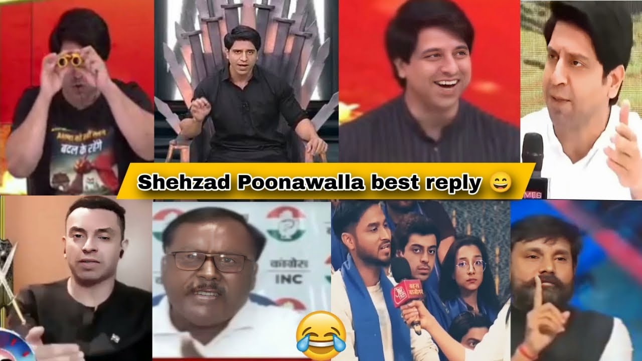 Shehzad Poonawalla Best Reply 😄 || Shehzad Poonawalla Thug Life &hearts;️ ||