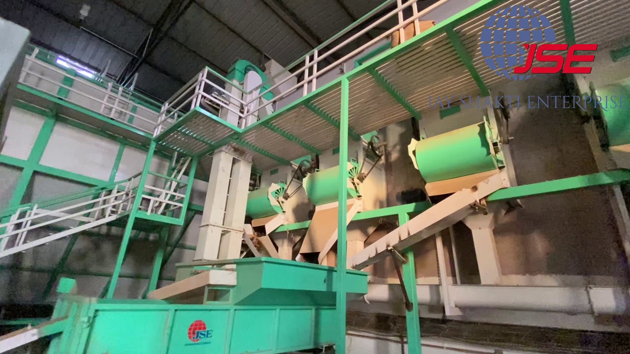 Peanut pre-cleaning & Shelling plant | 5-6 MT/H | (Groundnut decorticator plant )