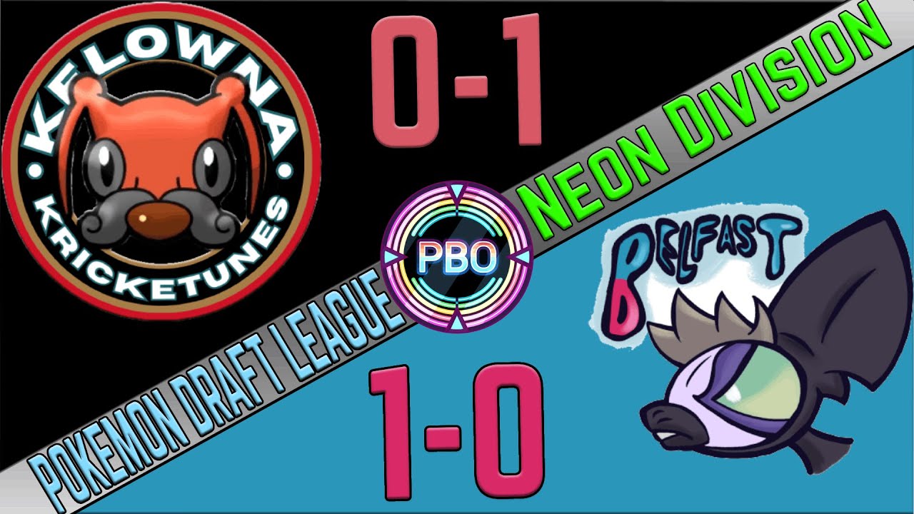 Pokémon Draft League | Kelowna Kricketunes VS Belfast Grafaiants | S10 W2 | PBO