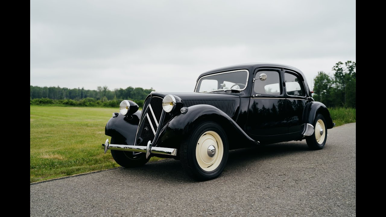 1954 Citroen Traction Avant Driving Video