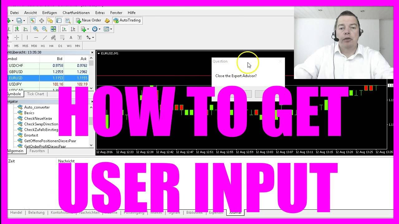 MQL4 Tutorial Basics   Messagebox or how to get user input while trading