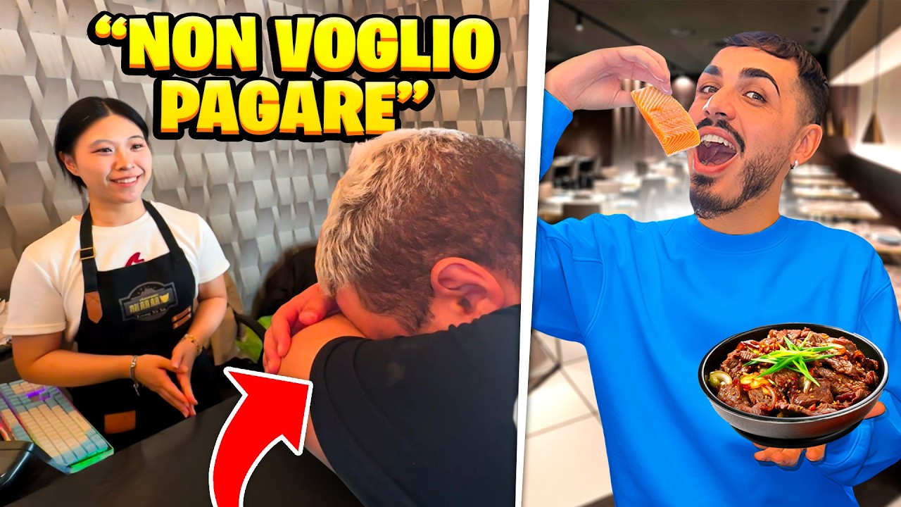 🥓🇰🇷 Porto ANDREA al RISTORANTE COREANO e parte lo SHOW...