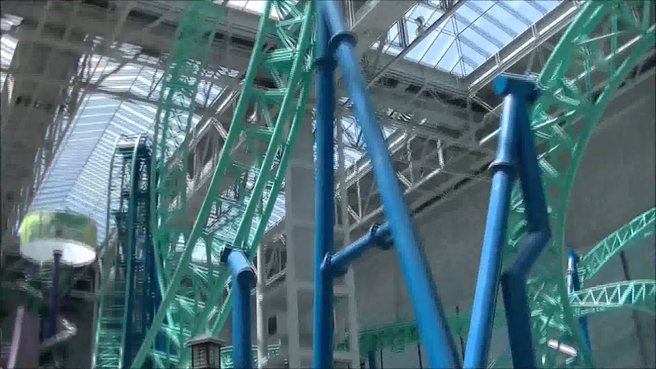 Тематический парк Nickelodeon Universe в торговом центре Mall Of America с легендой