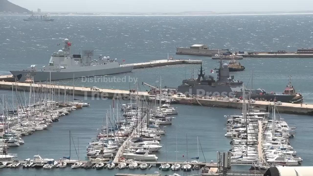 Warships from China, Russia and Iran arrive in South African waters for naval drills