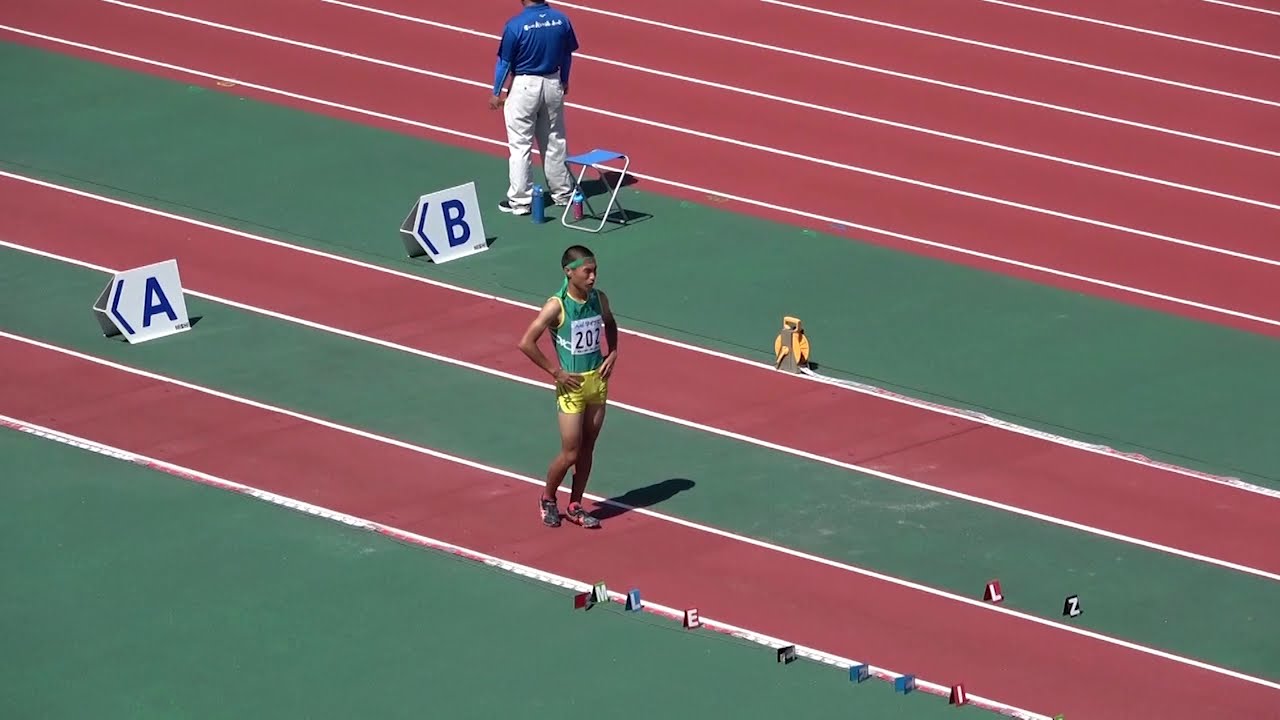 2019年IH 陸上 男子 走幅跳 決勝