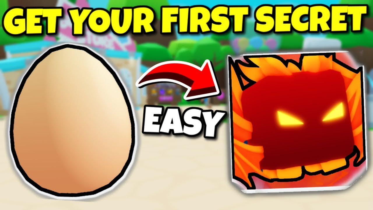 How To HATCH Your FIRST Secret In BUBBLE GUM SIMULATOR INFINITY
