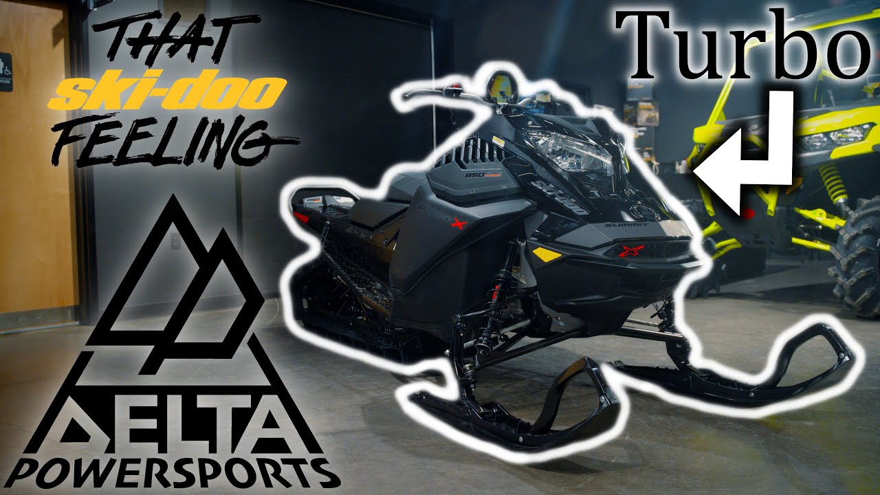 2021 Ski-Doo Summit X 850 Turbo | 154 Track walk around and test ride
