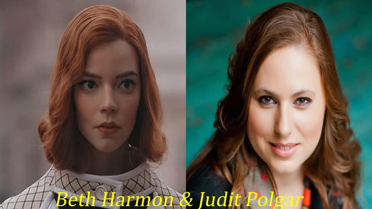Beth Harmon & Judit Polgar, juntas.