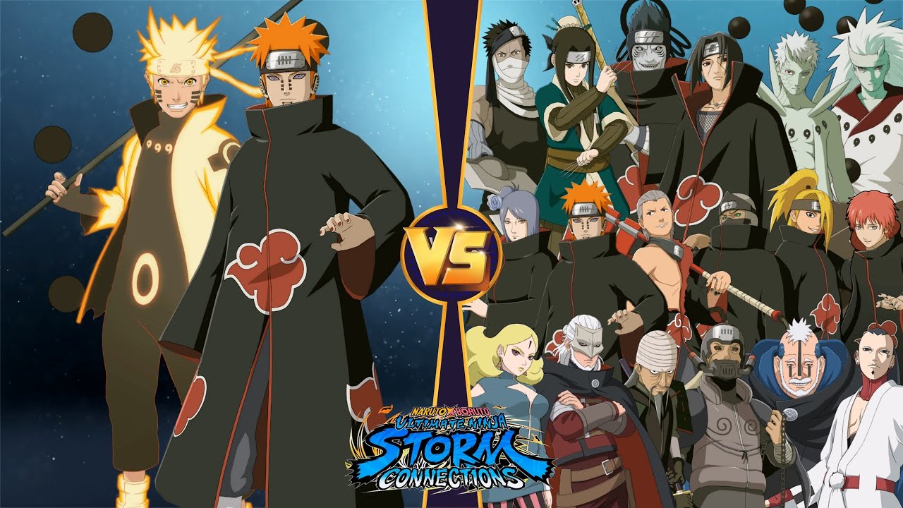 Наруто и Пейн против команды из двух человек: марафонская битва NARUTO X BORUTO Ultimate Ninja ST...