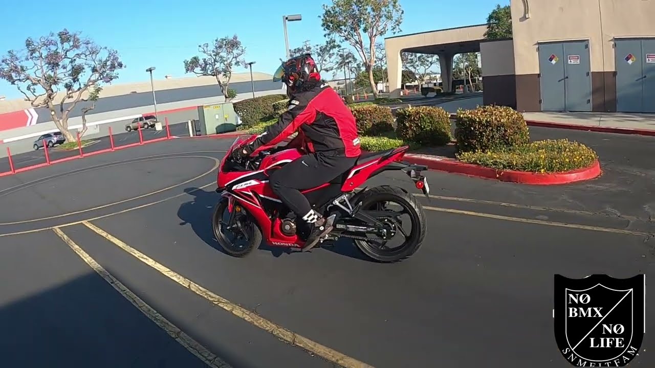 California DMV motorcycle skills test!! ￼