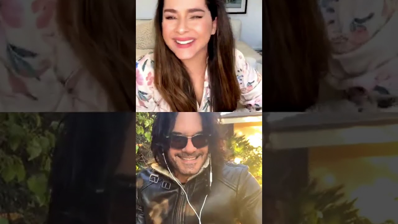 Mario Cimarro y Danna Garc&iacute;a. Live.1 parte. Instagram 2.02.2021