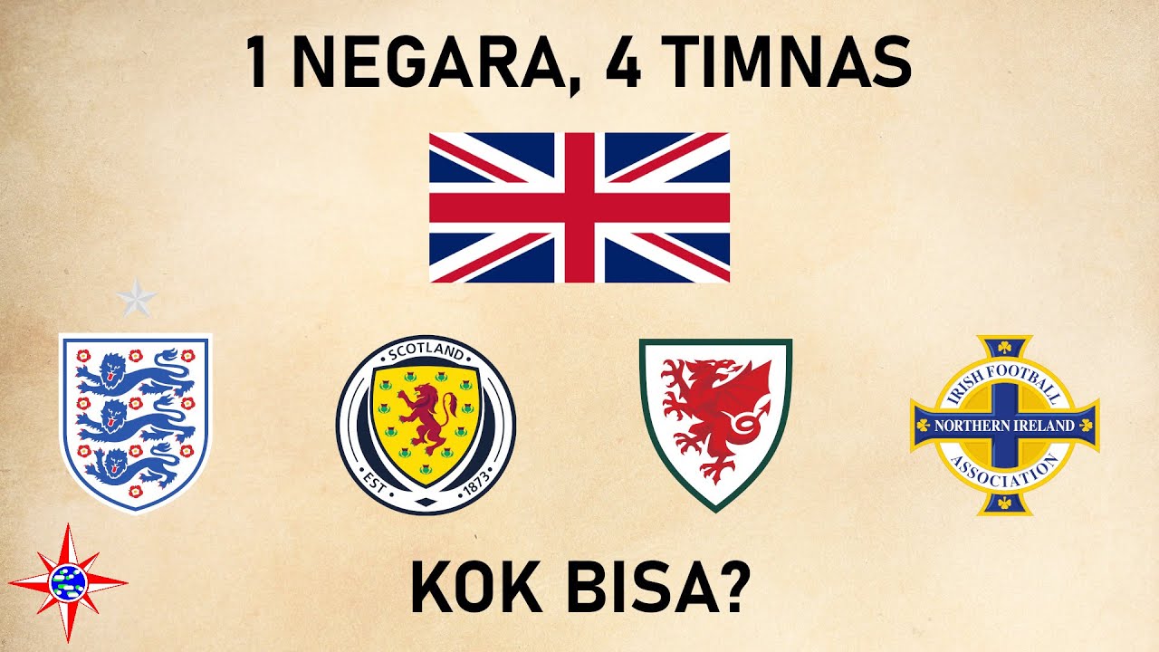 Mengapa Britania Raya (UK) Memiliki 4 Tim Nasional?