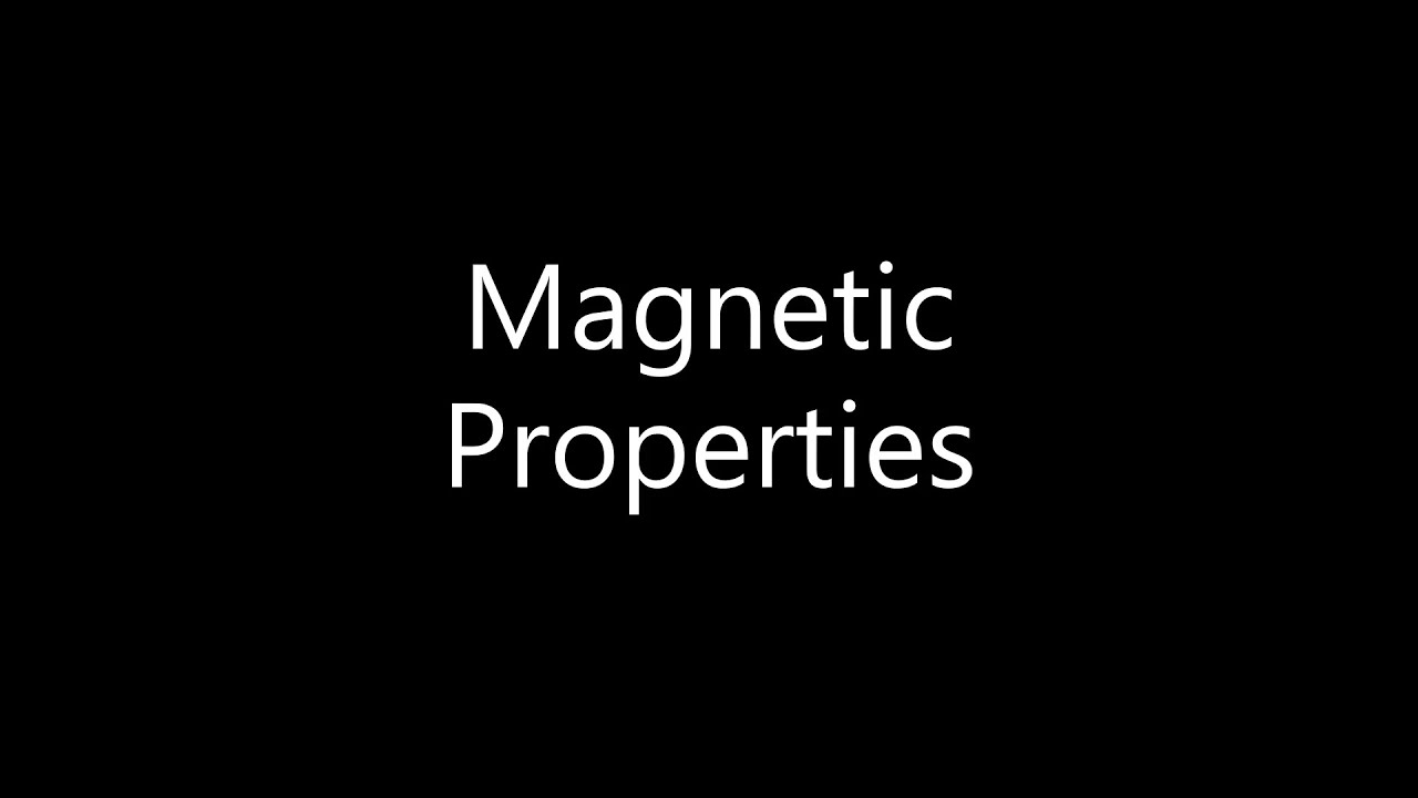 Materials Science - Magnetic Properties