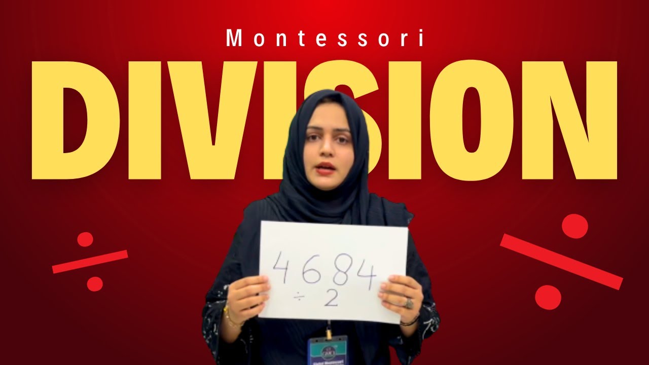 Division | Montessori Activity | Mathematics Module | Kids activity | Teacher Training