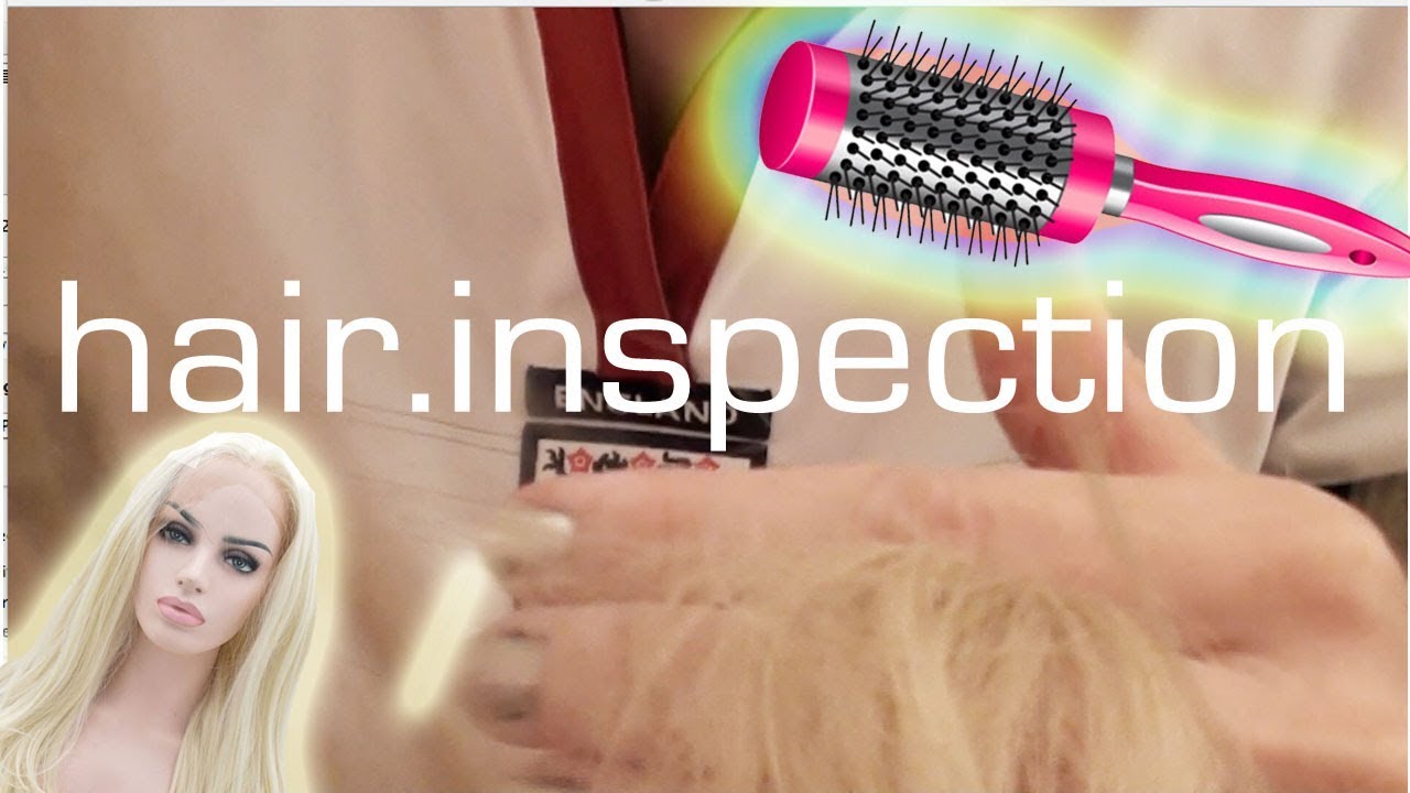 Relaxing super soft spoken - hair inspection-personal attention tongue clicking ASMR