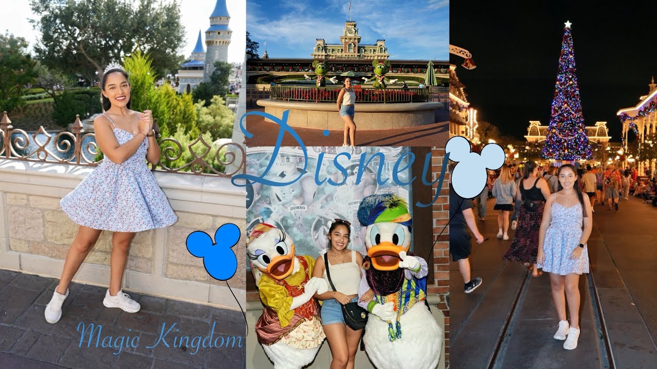 Magic Kingdom with Christmas Decor