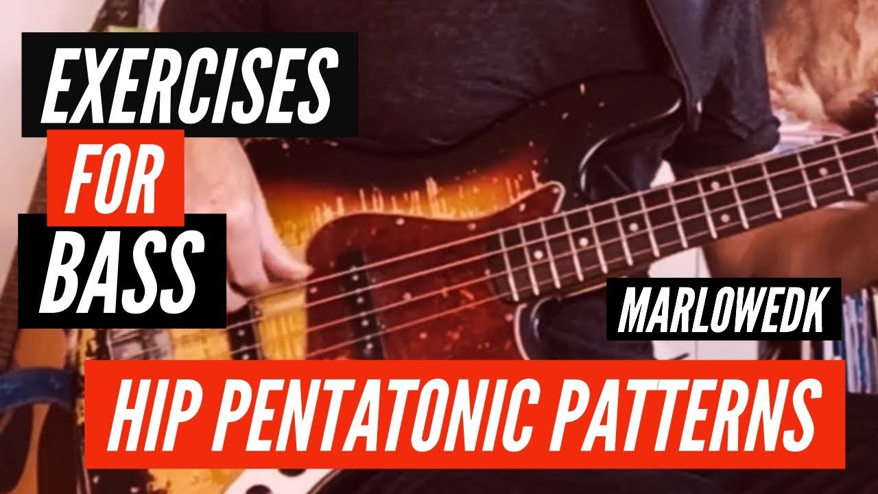 Hip Pentatonic patterns - bass lesson
