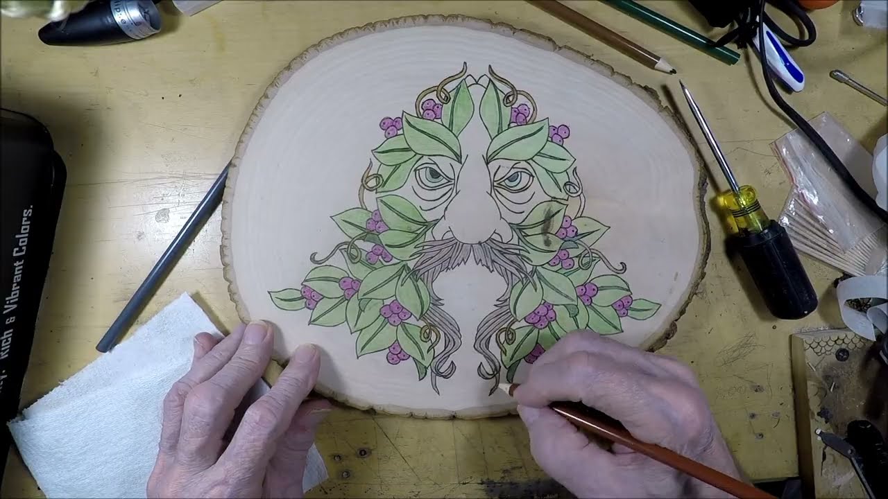 Wood Burning A Wood Spirit, Nature Is Beautiful with Gunther & Linda