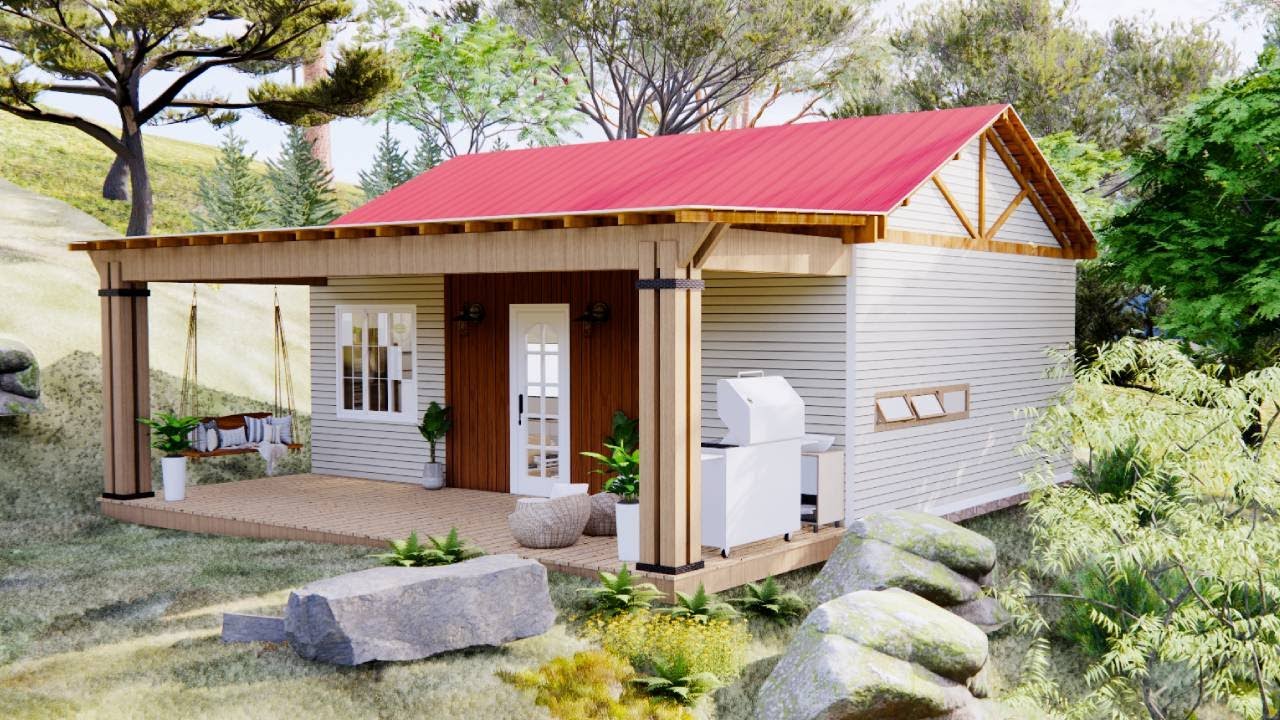 Amazing Beautiful Awesome and Peaceful Cabin House Design, 20ft | Exploring Tiny House