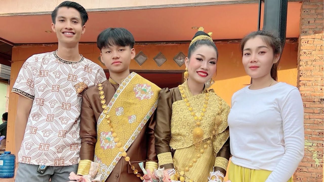 งานแต่งใบเตยและค่าสินสอดทางลาวแพงใหม🇱🇦งานนี้ดต็มไปด้วยความอบอุ่น 30/04/2023