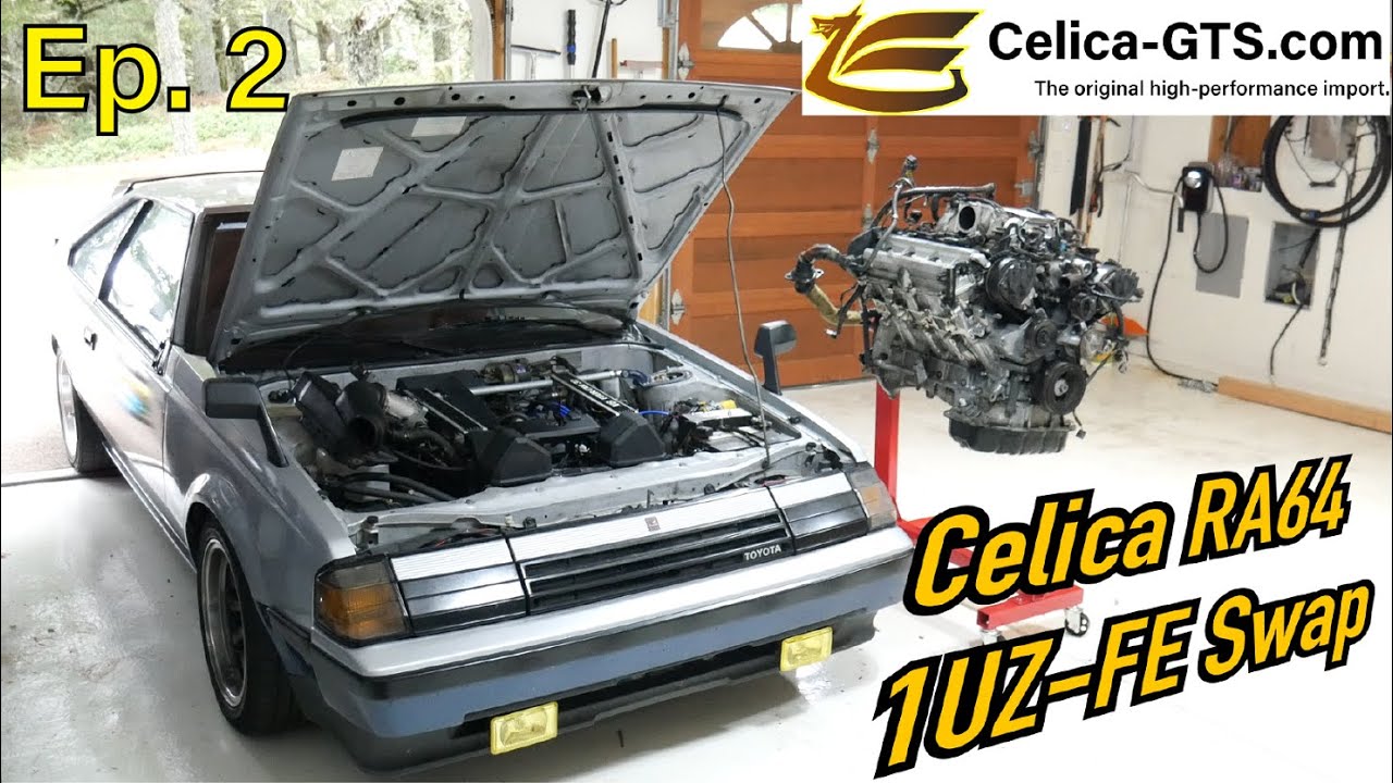 Celica RA64 1UZ Swap - Yanking Out the Old Engine (Ep.2)