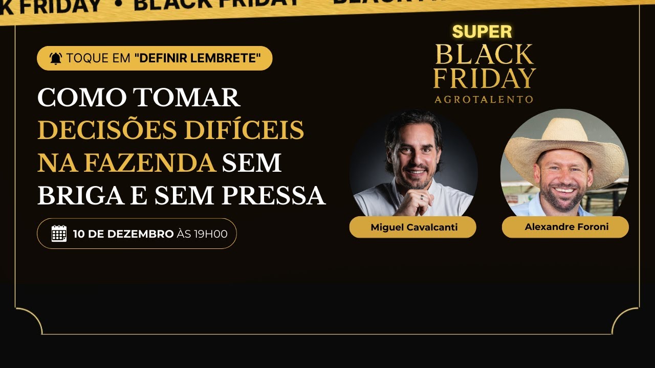 Podcast #37 com Alexandre Foroni - Super Black Friday AgroTalento