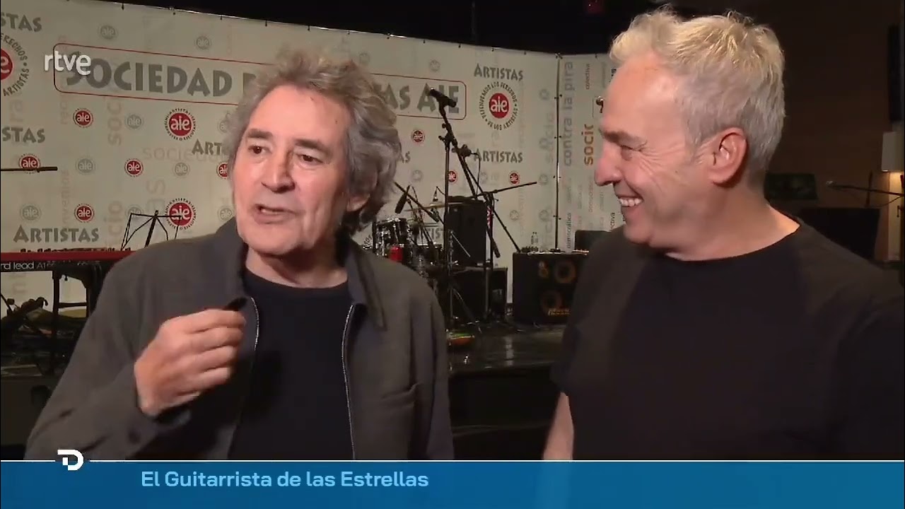 David Summers, Miguel Ríos juntos en el concierto de Ricardo Marín (18/03/2025)