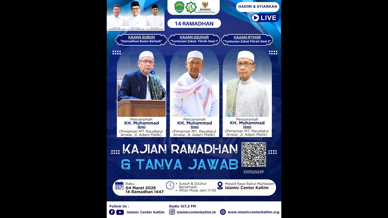 KH.Muhammad Ilmi '' Tuntunan Zakat Fitrah ''  -  04 Maret 2026