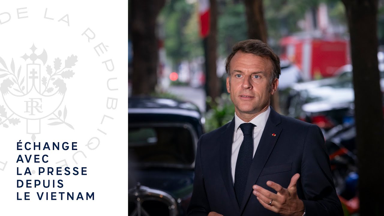 Échange avec la presse depuis le Vietnam.