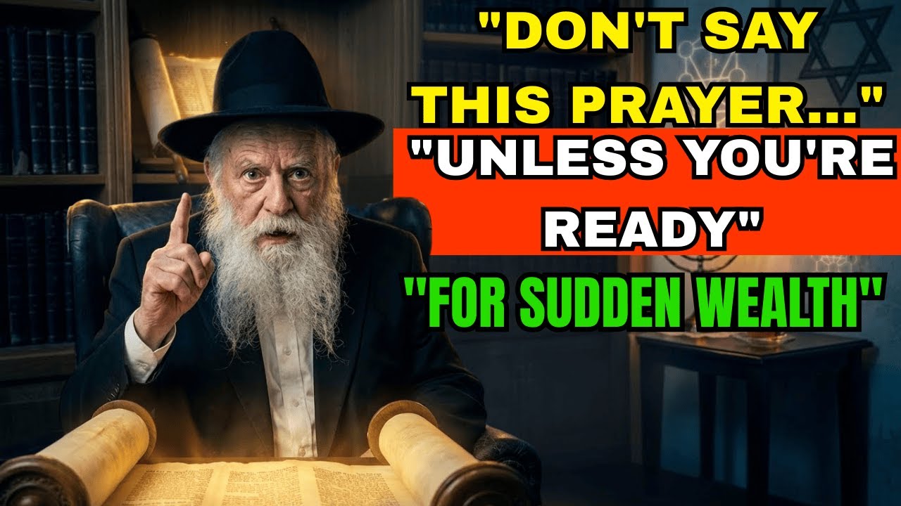 SCARY! Rabbi: Listen to THIS Jewish Prayer ONCE & Money Comes in 7 Days (Ancient Kabbalah Warning)