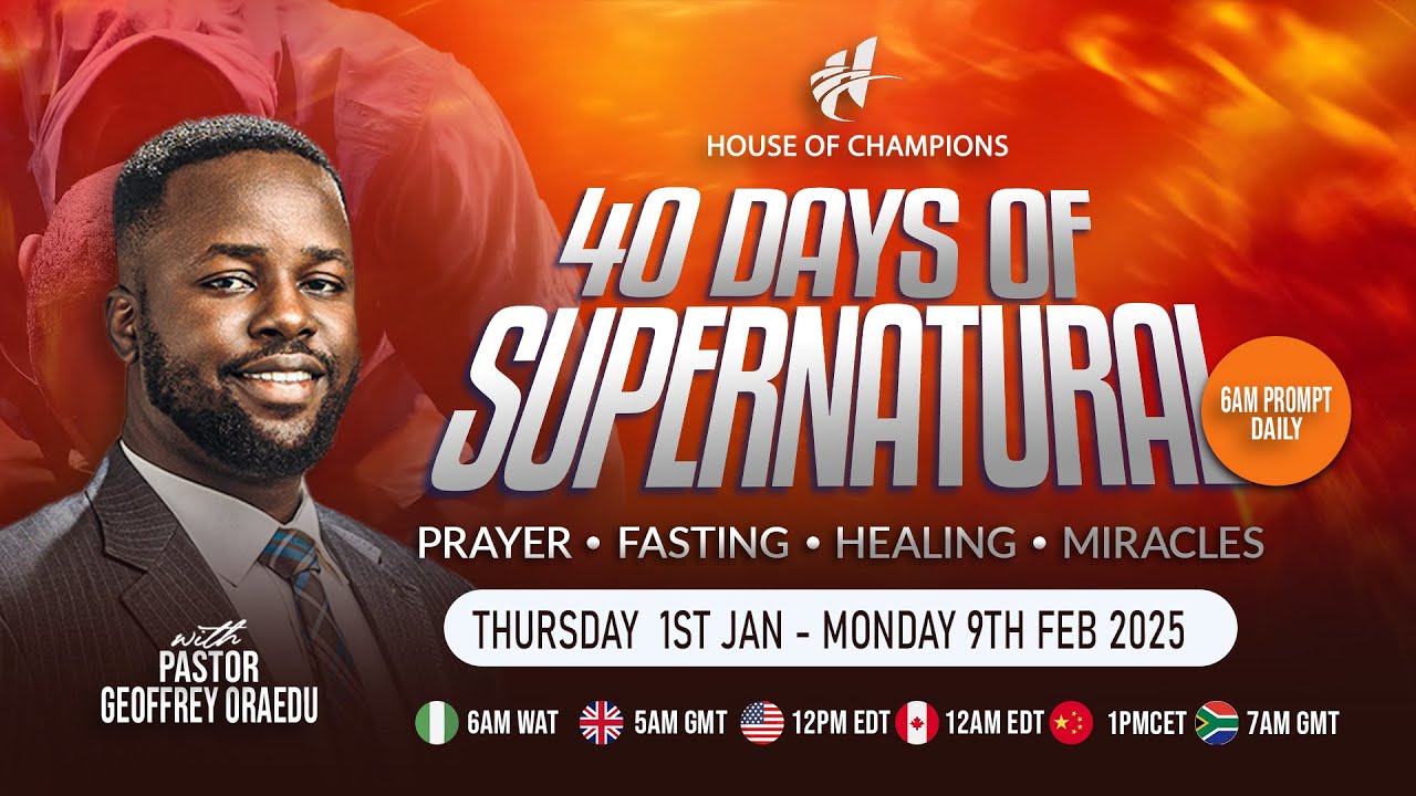 40 DAYS OF SUPERNATURAL DAY 5 | PASTOR GEOFFREY ORAEDU | 5TH JANUARY 2026