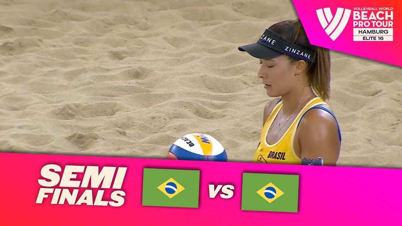 Thamela/Victoria vs. Ana Patrícia/Duda - Semi Final Highlights | Hamburg 2025 #BeachProTour