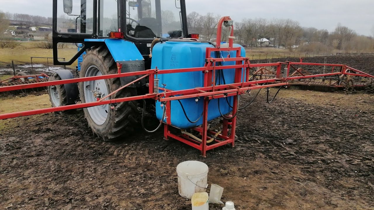 Підготовка оприскувача.Форсунка для внесення КАС 