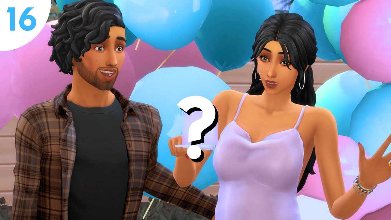 Gender reveal party avec nos proches ! E16 - Family Dynamics Challenge Sims 4