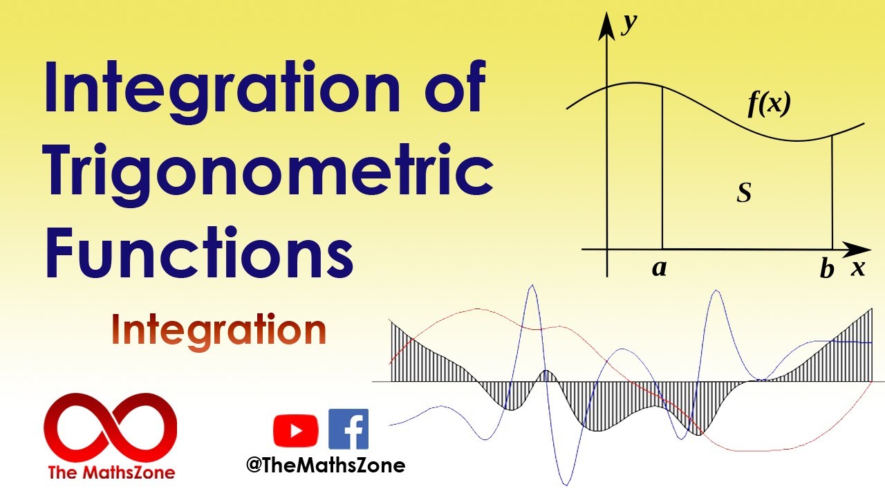 Integration of Trigonometric Functions - Anti-Derivatives | Urdu/Hindi | Shahid Kourejo
