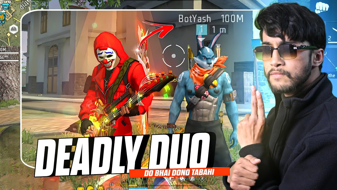 The Best Duo😱 Of Free Fire is Back!🔥 Badge99 & BotYash Gameplay